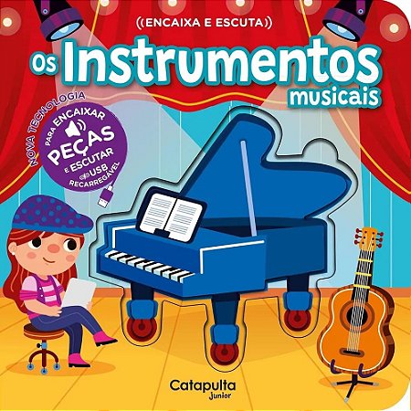 LIVRO ENCAIXA E ESCUTA OS INSTRUMENTOS MUSICAIS
