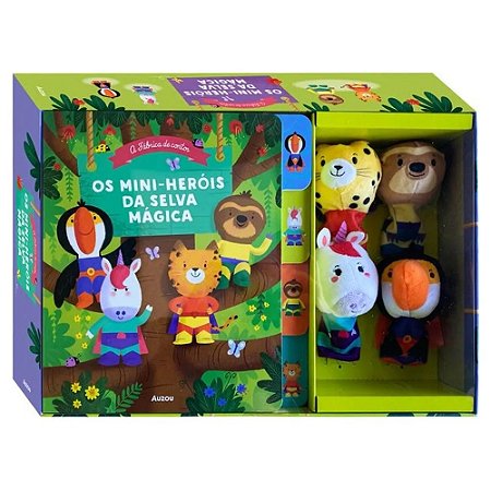 LIVRO MINI HEROIS DA SELVA MAGICA