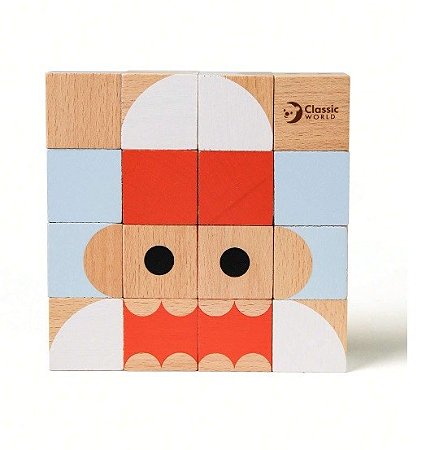 BLOCOS GEOMETRICOS 4 DESENHOS 16PCS