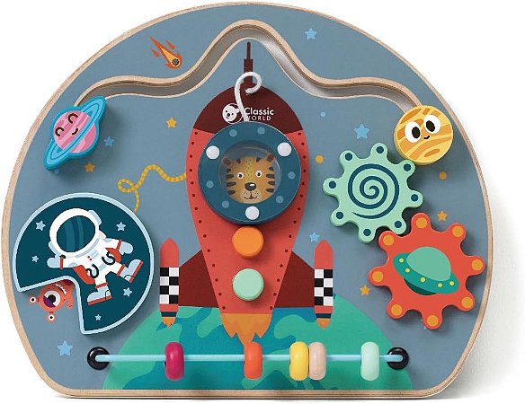 PLACA DE ATIVIDADES FOGUETE