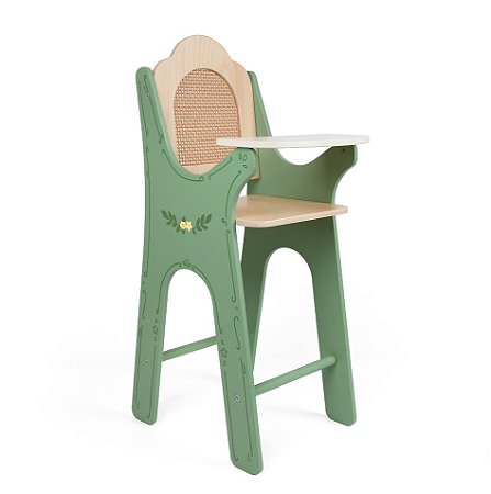 CADEIRAO DE BONECA VINTAGE VERDE