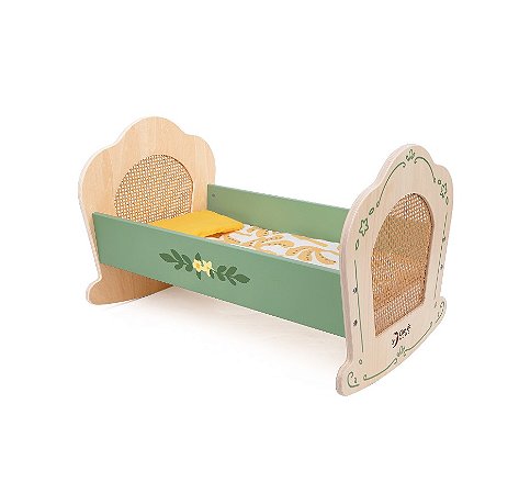 BERCO DE BONECA VINTAGE VERDE