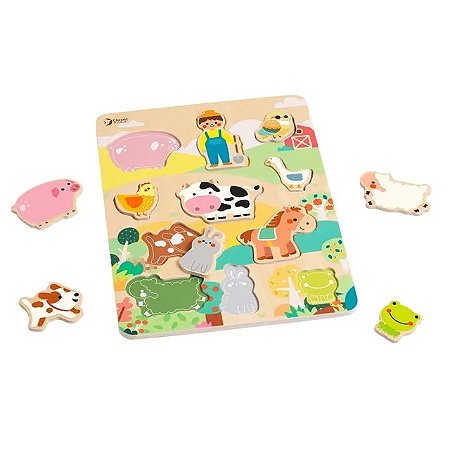 TABULEIRO DE ENCAIXE FAZENDA