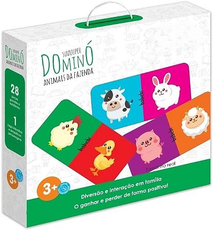 JOGO SUPER DOMINO ANIMAIS DA FAZENDA