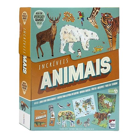 BOX DE APRENDIZAGEM GRANDES IDEAIS ANIMAIS
