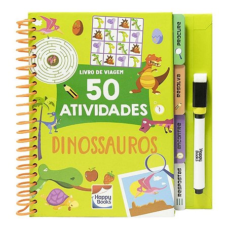 LIVRO DE VIAGEM DINOSSAUROS