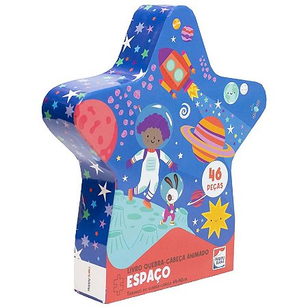 LIVRO QUEBRA CABECA ANIMADO ESPACO