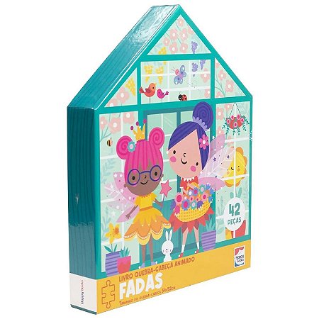 LIVRO QUEBRA CABECA ANIMADO FADAS