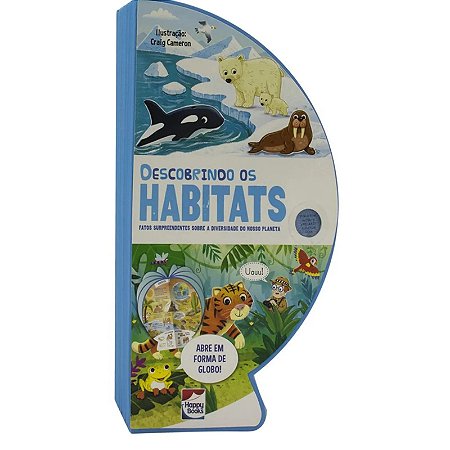 LIVRO GLOBO ONDE NO MUNDO HABITATS