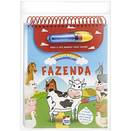 LIVRO  PINTURA MAGICA FAZENDA