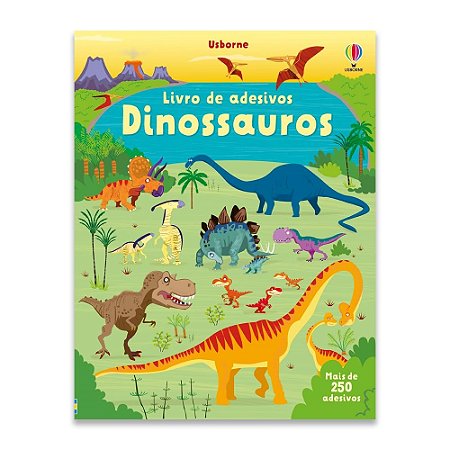 LIVRO DINOSSAUROS LIVRO DE ADESIVOS