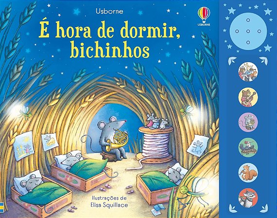 LIVRO E HORA DE DORMIR BICHINHOS
