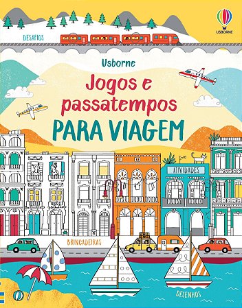 LIVRO JOGOS E PASSATEMPOS PARA VIAGEM
