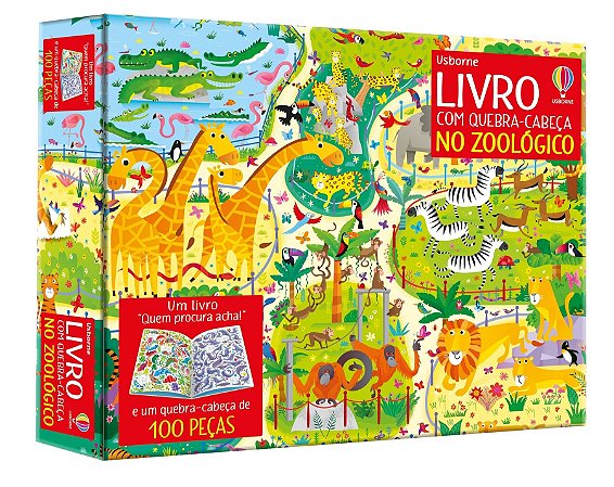 LIVRO NO ZOOLOGICO LIVRO COM QUEBRACABECA