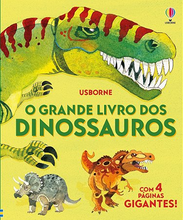 LIVRO O GRANDE LIVRO DOS DINOSSAUROS
