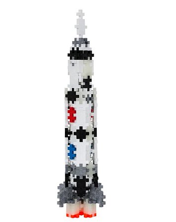 PLUS PLUS TUBO 240PCS FOGUETE SATURNO V