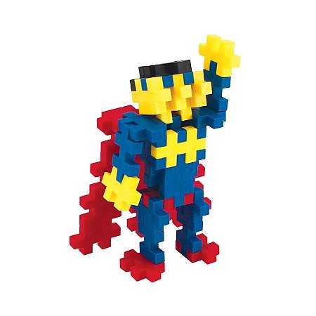 PLUS PLUS TUBO SUPER HEROI 100 PCS