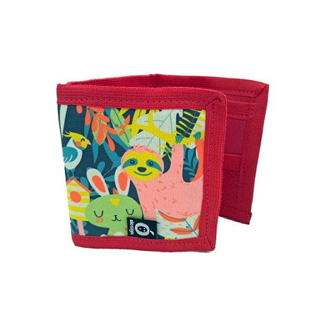CARTEIRA INFANTIL BICHO PREGUICA