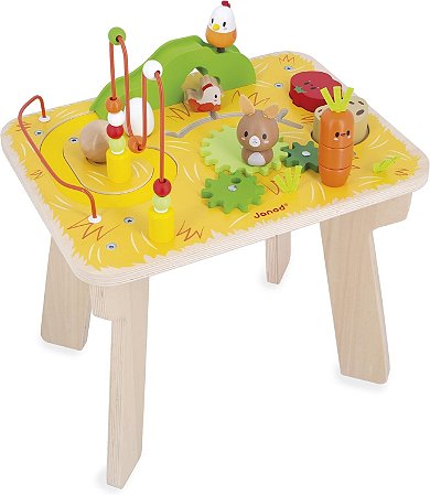 MESA DE ATIVIDADES DE MADEIRA FAZENDINHA