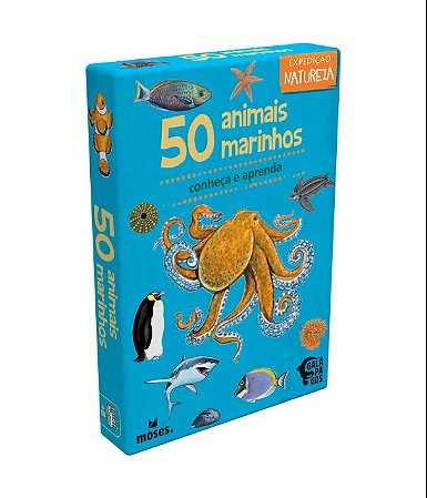 JOGO 50 ANIMAIS MARINHOS