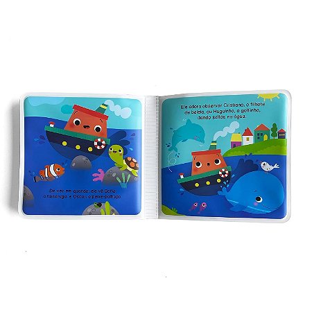 LIVRO DE BANHO MATEO NAVEGA SOBRE AS ONDAS