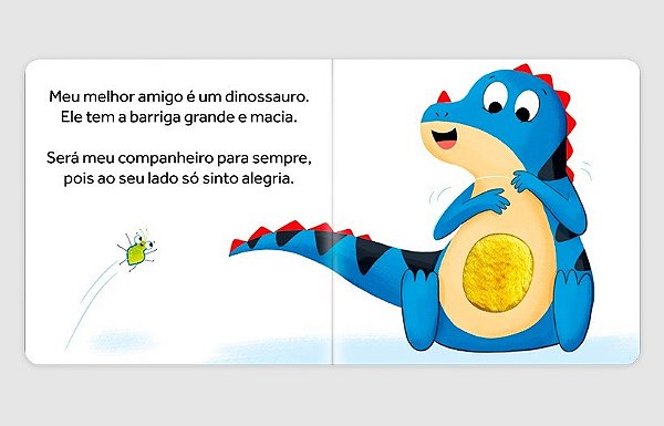 LIVRO TOQUE E SINTA MEU MELHOR AMIGO E UM DINOSSAURO