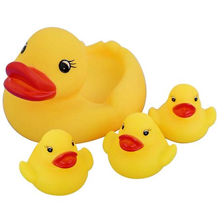 BRINQUEDO DE BANHO FAMILIA PATO