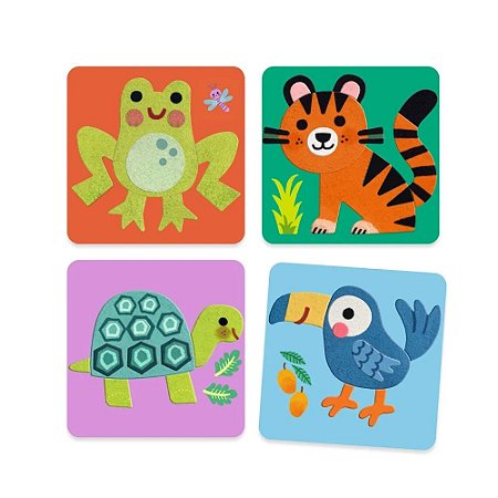 QUADRO DE FELTROS ANIMAIS