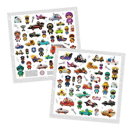 160 ADESIVOS METALIZADOS CRAZY MOTORS