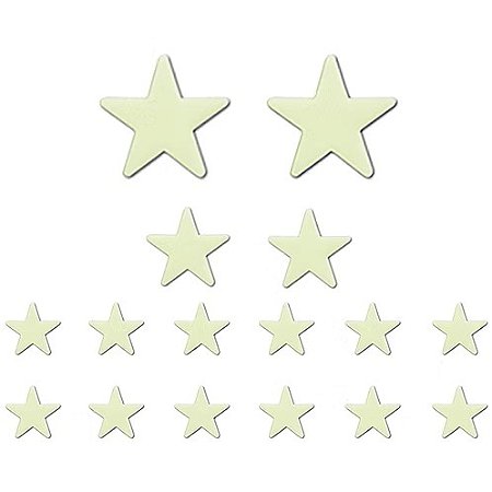 ADESIVOS BRILHA NO ESCURO ESTRELAS