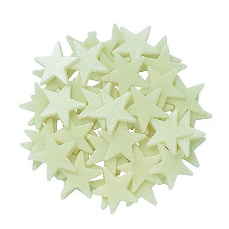 ADESIVOS BRILHA NO ESCURO MINI ESTRELAS