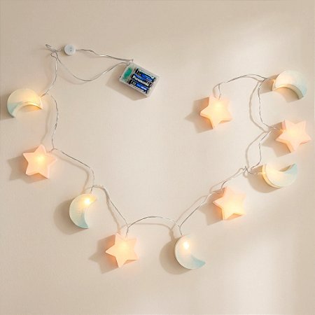 CORDAO LED ESTRELAS E LUAS