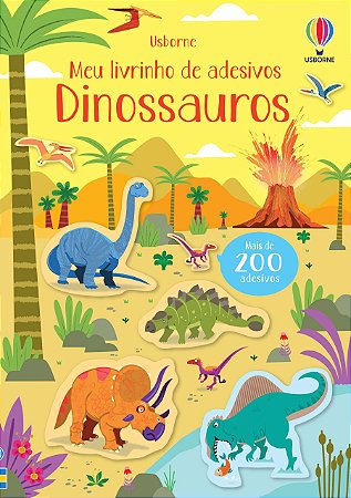 LIVRO DINOSSAUROS MEU LIVRINHO DE ADESIVOS