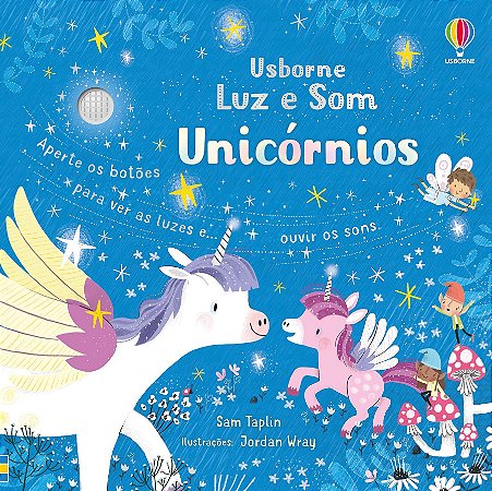 LIVRO UNICORNIOS LUZ E SOM