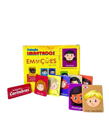 COLECAO IMANTADOS EMOCOES 5,8CM 35PCS