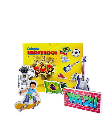 COLECAO BRINQUEDOS MAGNETICOS CULTURA POP