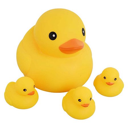 BRINQUEDO DE BANHO FAMILIA PATO