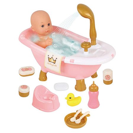 BONECA BABY LOVE HORA DO BANHO