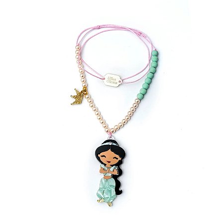COLAR FASHION GIRL PRINCESA GENIO COM BOLINHAS