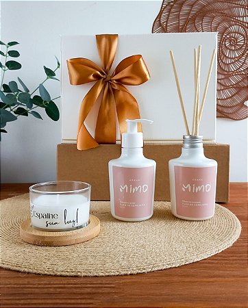 Kit Presente Mimo - Sabonete, Difusor e Vela