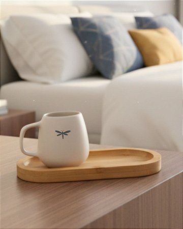 Conjunto Café Libélula Canequinha com bandeja
