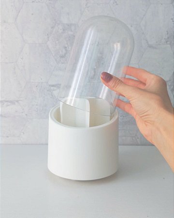 Organizador Giratório de Maquiagem e Canetas