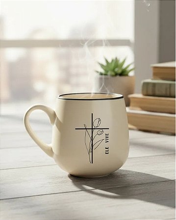 Caneca ELE VIVE Off White