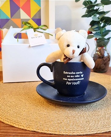 Xícara Café Chá Smile Coração