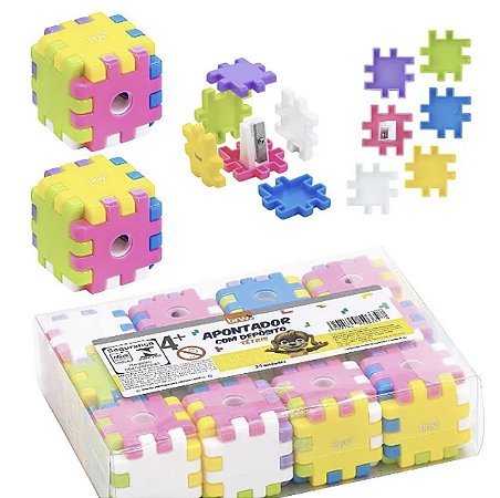Apontador tetris desmontável BRW
