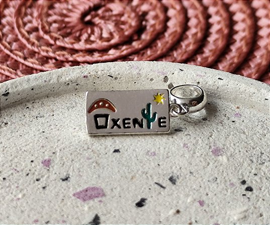 Berloque Placa Oxente