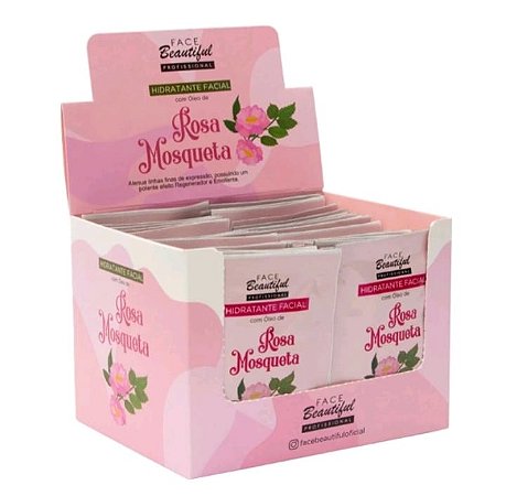 Hidratante Facial "Sache" Rosa Mosqueta.