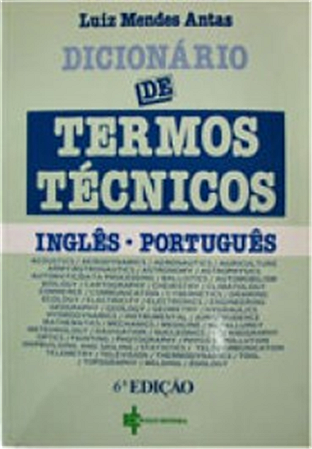 DICIONÁRIO DE TERMOS TÉCNICOS INGLÊS-PORTUGUÊS
