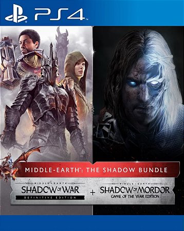 Terra-média: Conjunto das Sombras PS4 Mídia Digital