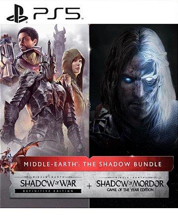 Terra-média: Conjunto das Sombras PS5 Mídia Digital